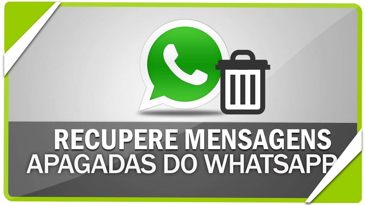 Como restaurar conversas apagadas no WhatsApp?