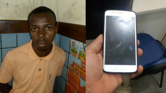 Homem é preso roubando celular em Vilas do Atlantico