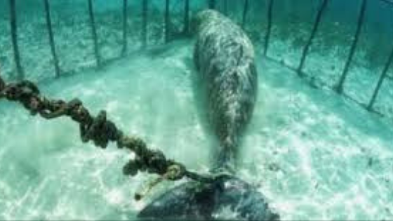 Drone descobre baleias em jaulas submarinas